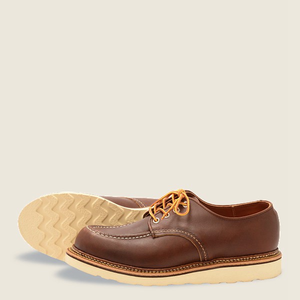 Red Wing Mens Oxford - Classic - Oro-iginal Leather - Brown - CID790813